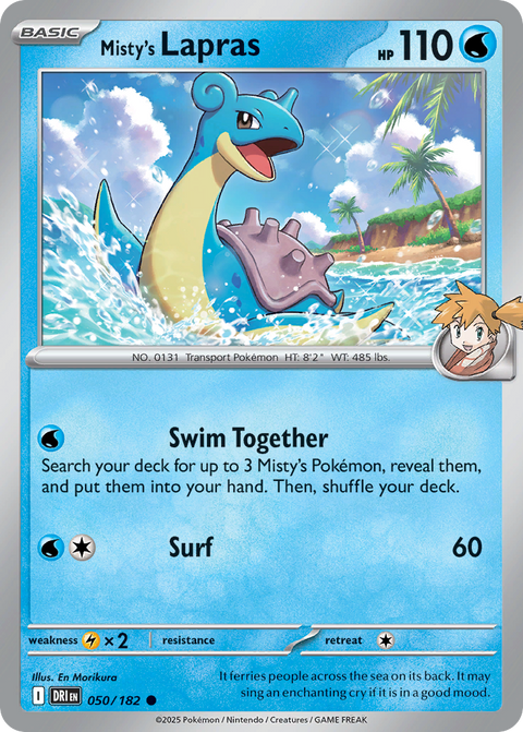 Misty's Lapras - 050/182