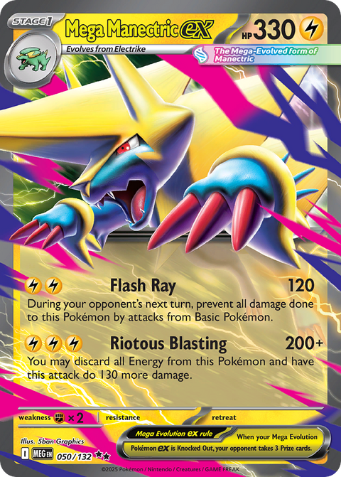 Mega Manectric EX - 050/132