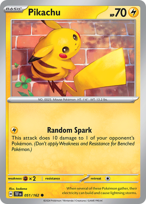 Pikachu - 051/162