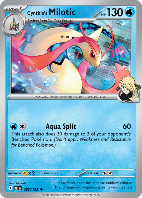 Cynthia's Milotic - 053/182