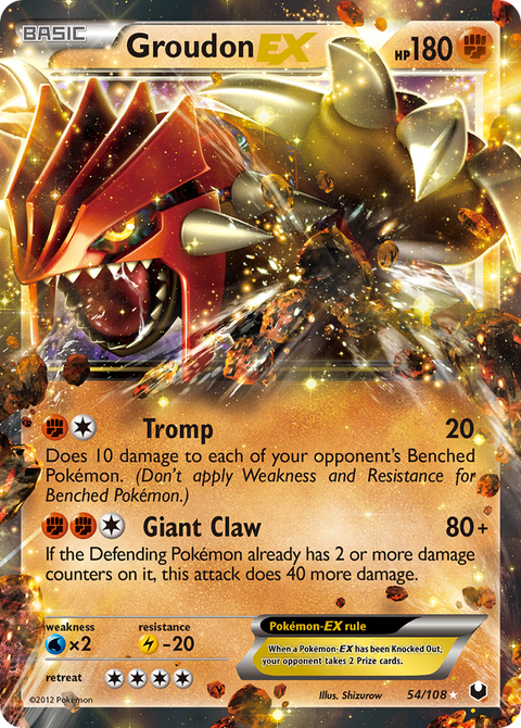 Groudon EX - 54/108