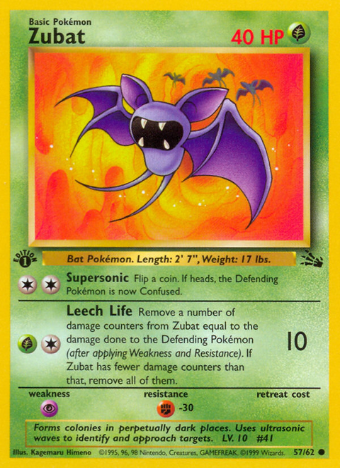 Zubat - 57/62 (1st Edition)