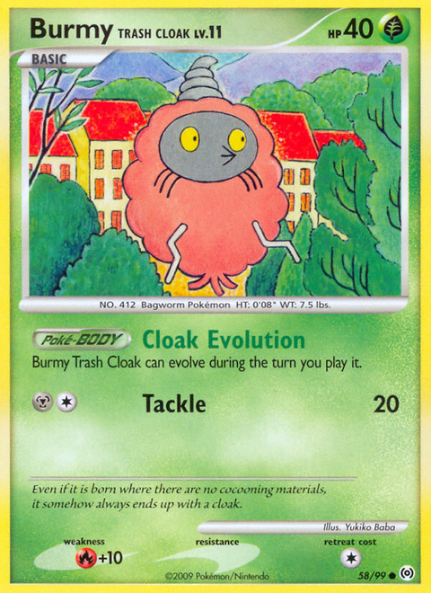 Burmy Trash Cloak - 58/99