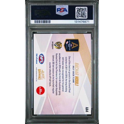 2020 PANINI SELECT DOMINANCE 2019 ALL-AUSTRALIAN BACHAR HOULI AA4 PSA 9