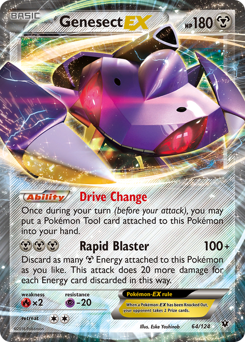 Genesect EX - 64/124