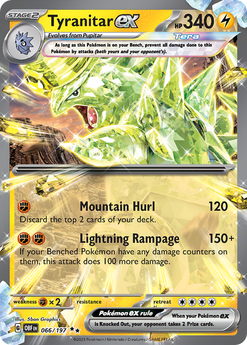 Tyranitar EX - 066/197
