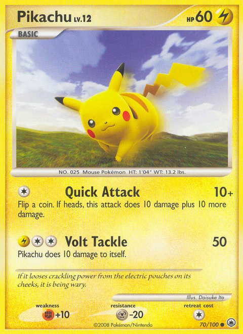 Pikachu - 70/100