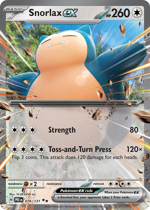Snorlax EX - 076/131
