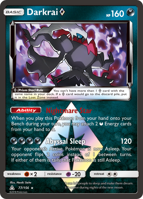 Darkrai Prism Star - 77/156