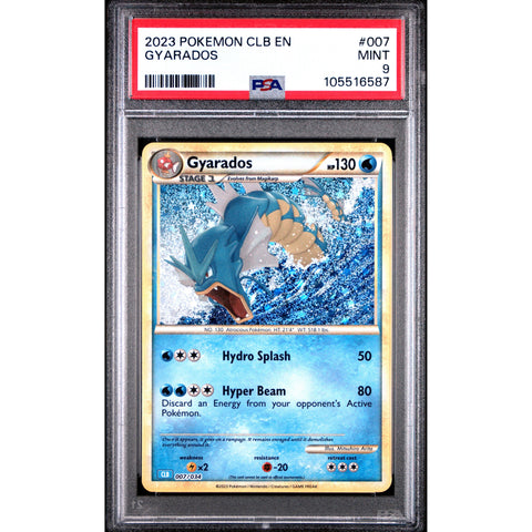2023 POKEMON CLASSIC COLLECTION GYARARDOS 007/034 PSA 9