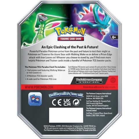 Pokemon TCG: Paradox Clash Tin Assorted