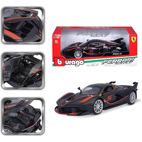 Bburago Race & Play 1:18 Ferrari FXX K #5 Black