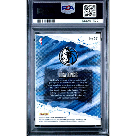 2019 PANINI PANINI COURT KINGS LUKA DONCIC 57 PSA 10