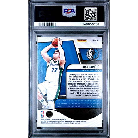 2021 PANINI PANINI REVOLUTION LUKA DONCIC 33 PSA 10