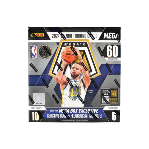 PANINI: 2024/25 Mosaic NBA Basketball Mega Box (Reactive Blue!)