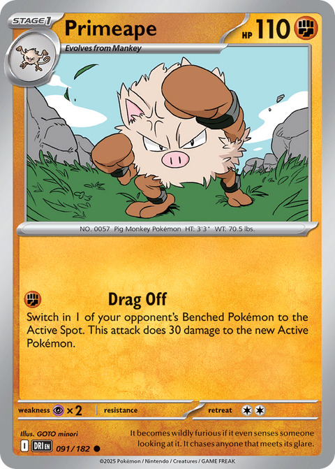 Primeape - 091/182