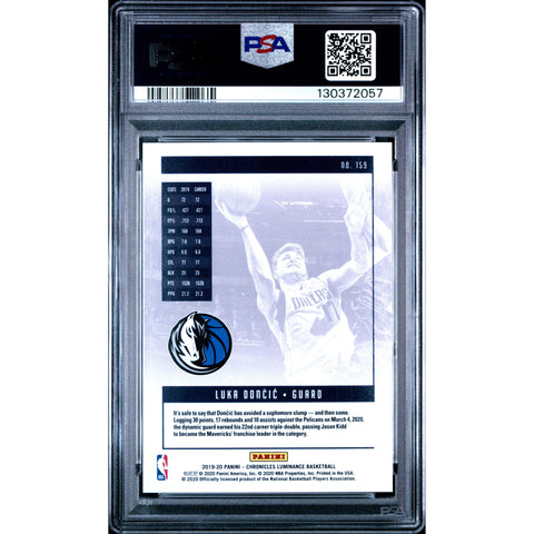 2019 PANINI PANINI CHRONICLES LUKA DONCIC 159 PSA 10
