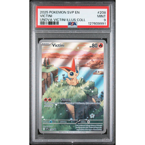 2025 POKEMON PROMO VICTINI ILLUSTRATION COLLECTION SVP208 PSA 9