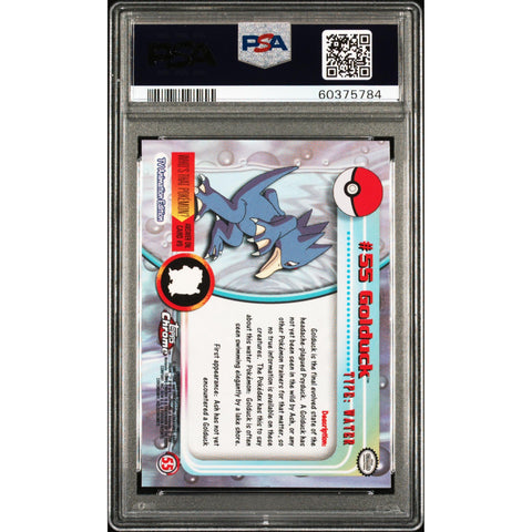 2000 POKEMON TOPPS CHROME GOLDUCK 55 PSA 9