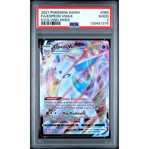 2021 POKEMON EVOLVING SKIES ESPEON 065/203 PSA 2