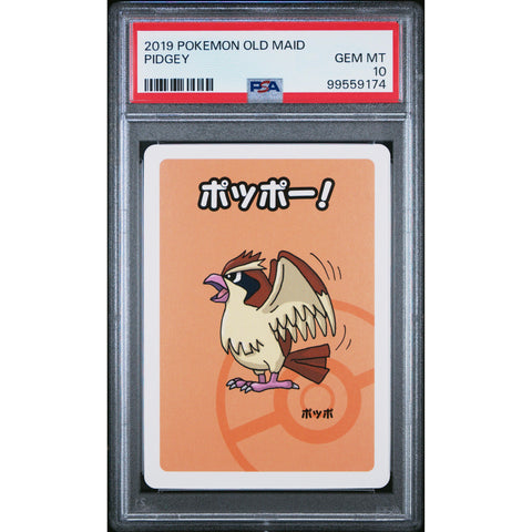 2019 POKEMON JPN OLD MAID PIDGEY PSA 10
