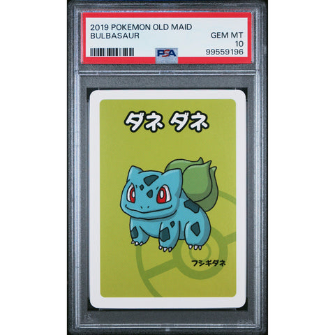 2019 POKEMON JPN OLD MAID BULBASAUR PSA 10