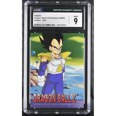 2000 DRAGON BALL Z CHROMIUM ARTBOX VEGETA CGC 9
