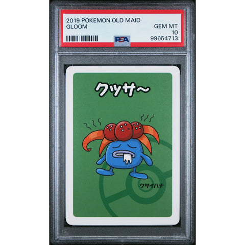 2022 POKEMON JPN OLD MAID GLOOM PSA 10