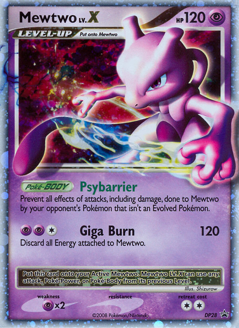 Mewtwo LV.X - DP28