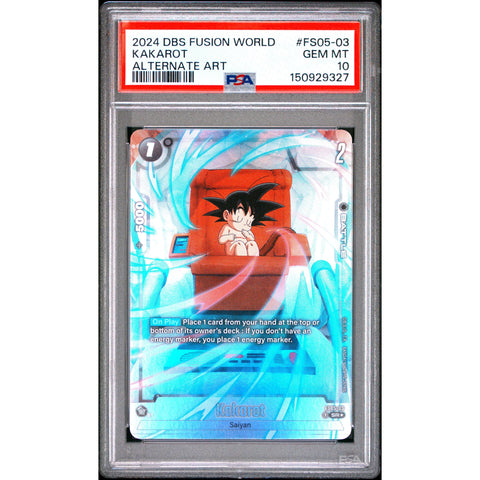 2024 DRAGON BALL KAKAROT ALTERNATE ART FS05-03 PSA 10