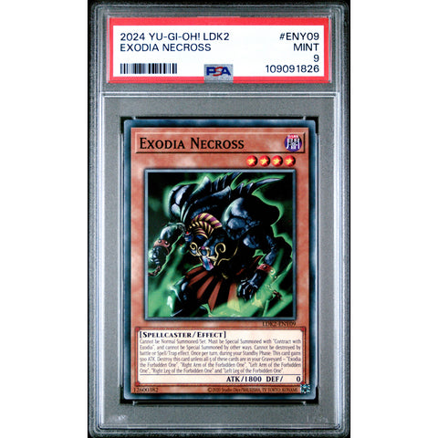 2024 YU-GI-OH LEGENDARY DECKS II EXODIA NECROSS ENY09 PSA 9