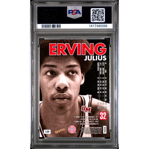 2013 FLEER FLEER RETRO JULIUS ERVING 1998 SKYBOX PREMIUM 149 PSA 10