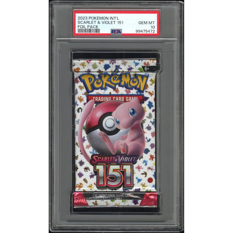 2023 POKEMON INT'L SCARLET & VIOLET 151 BOOSTER PACK PSA 10