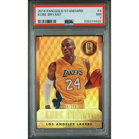 2014 PANINI GOLD STANDARD KOBE BRYANT 4 PSA 7