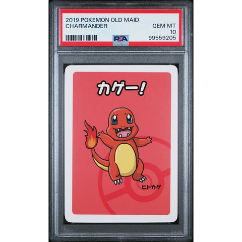 2019 POKEMON JPN OLD MAID CHARMANDER PSA 10