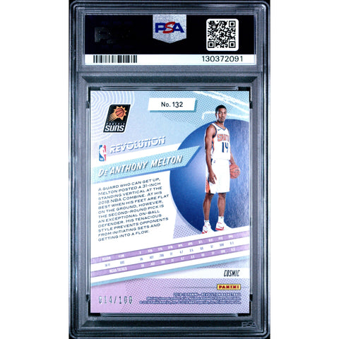 2018 PANINI PANINI REVOLUTION DE'ANTHONY MELTON COSMIC 132 PSA 10