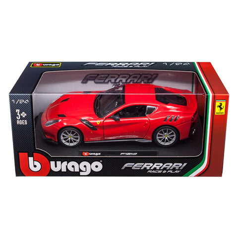 Bburago Race & Play 1:24 Ferrari F12 TDF Red