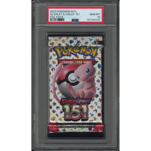 2023 POKEMON INT'L SCARLET & VIOLET 151 BOOSTER PACK PSA 10