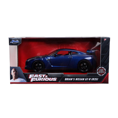 Jada: Fast & Furious - Brian's 2009 Nissan GT-R (R35) 1:24 Scale Hollywood Ride
