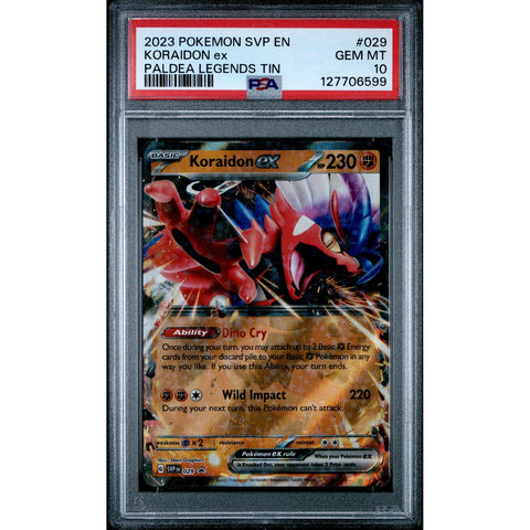 2023 POKEMON PROMO KORAIDON EX SVP029 PSA 10