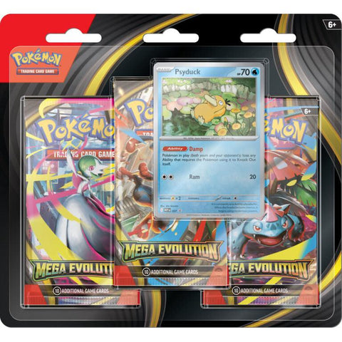Pokemon TCG: Mega Evolution Three Pack Blister
