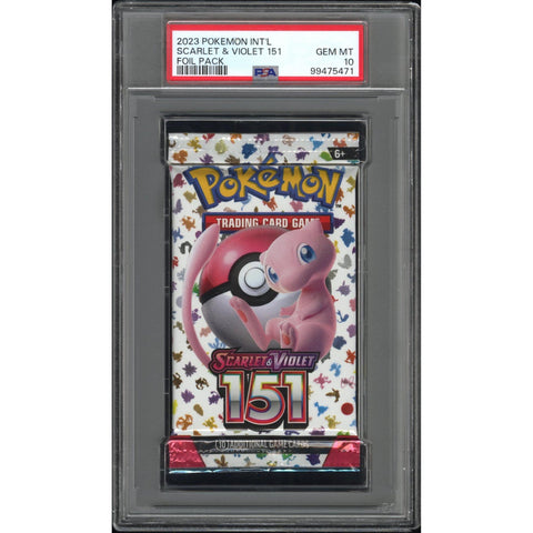 2023 POKEMON INT'L SCARLET & VIOLET 151 BOOSTER PACK PSA 10