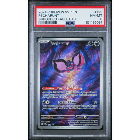 2024 POKEMON SCARLET VIOLET PROMO PECHARUNT SVP129 PSA 8