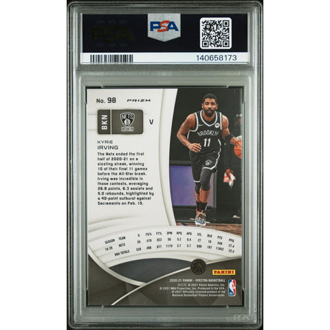 2020 PANINI PANINI SPECTRA KYRIE IRVING VARIATION-ASIA 98 PSA 9