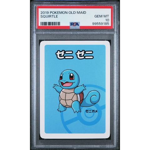 2019 POKEMON JPN OLD MAID SQUIRTLE PSA 10
