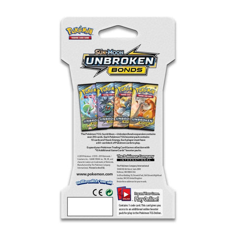 Pokemon TCG: Sun & Moon-Unbroken Bonds Sleeved Booster Pack