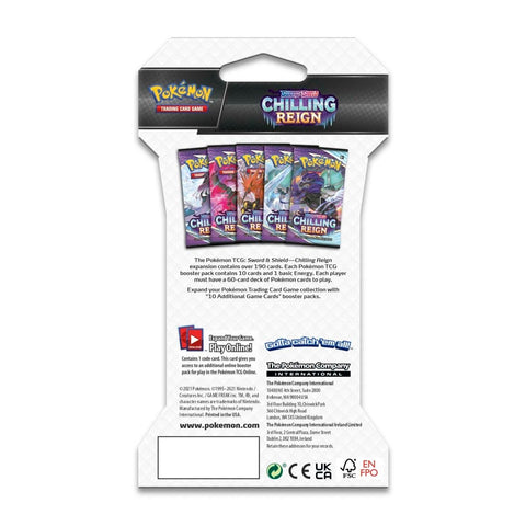 Pokemon TCG: Sword & Shield - Chilling Reign Sleeved Booster Pack