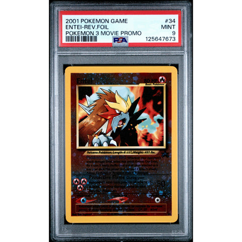 2001 POKEMON MOVIE PROMO ENTEI 34 PSA 9