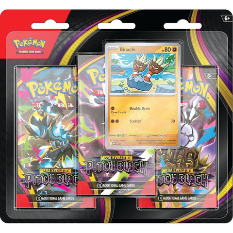 Pokemon TCG: Mega Evolution Pitch Black - Three Pack Blister