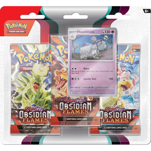 Pokemon TCG: Scarlet & Violet - Obsidian Flames Three Booster Blister